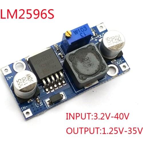 1pcs LM2596 LM2596S DC-DC 4.5-40V adjustable step-down power Supply module NEW ,High Quality