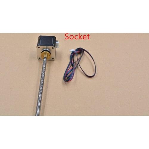 3d print motor nema17 stepper motor with T8 screw lead 2mm 8mm 400mm 42 motor 42BYGH mill cut cnc engraving machine 17HS4401