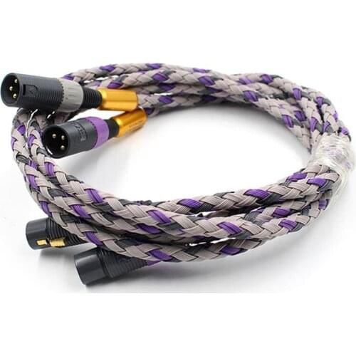 Hifi Signature S3-2 XLR Balanced Cable Hi-end XLR Male to XLR Female Cable With Gold-plated XLR Connector