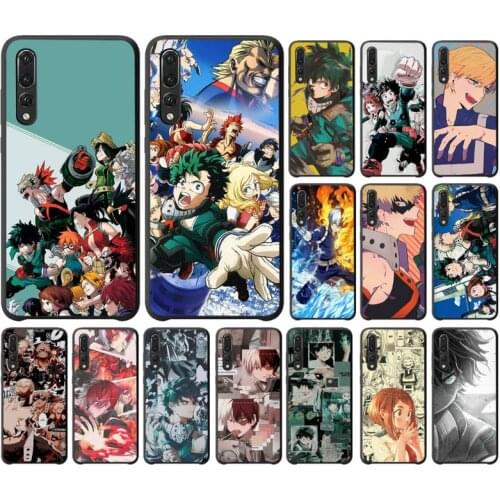 Anime my hero academia figure Phone Case For Huawei Mate 10 20 Lite Pro Nova 5t Honor 8a 8x 9x 20 10 10i