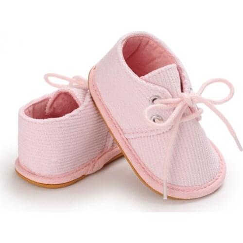 0-18M New Baby Shoes Boys Girls Cotton Shoes Warm Autumn Winter Non-slip Sole Rubber Toddler Infant Crib First Walkers Shoes