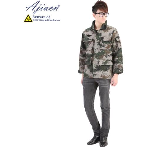 Electromagnetic radiation shielding Invisible single-breasted coat radar station, Substation anti-radiation custom clothing