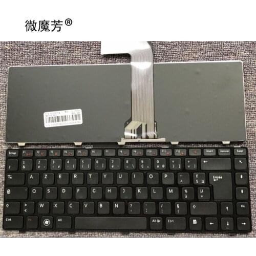French FR Laptop keyboard for DELL Vostro 3550 XPS L502 N4110 N4120 M4110 N4050 M4040 N5050 M5050 M5040 N5040 black
