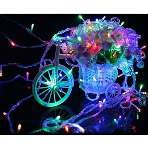 20M strip rgb 220V led string light for tree colorful waterproof holiday led lighting Christmas/Wedding/Party Decoration Lights