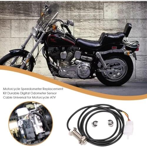 Motorcycle Odometer Sensor Cable Applicable Scooter DirtBike ATV Universal Sensor Cable Replacement Kit Durable Digital Odometer
