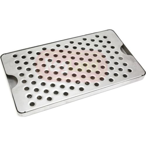 PUNCHED KEGLAND STAINLESS STEEL COUNTER TOP DRIP TRAY (30CM) beer brewingy