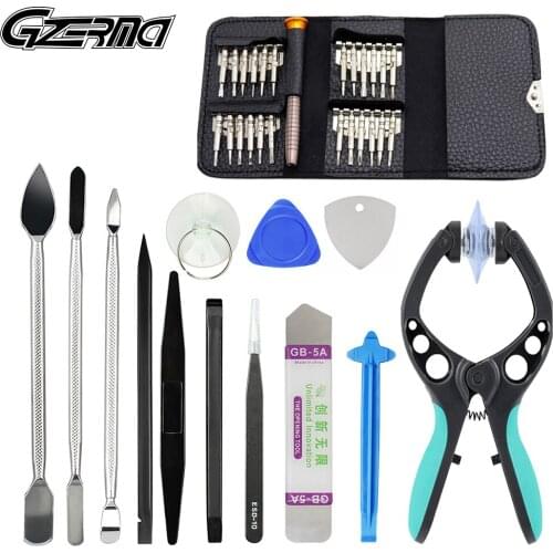 38 in 1 Opening Disassembly Mobile Phone Repair Tools Kit With 25 Pcs Screwdriver Bits For iPad 2 3 4 5 Mini Tablet Watch Repair