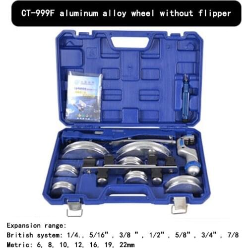 CT-999RF Manual Copper Pipe Bending Machine 10-22mm Air Conditioning Pipe Bending Machine Combination Tool Kit CH