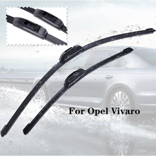 Wiper blades For Opel Vivaro from 2002 2003 2004 2005 2006 2007 2008 2009 2010 2011 2012 2013 2014 to 2018 Clean car windshield