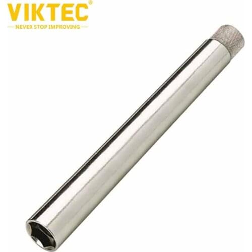 Viktec 3/8"Drive 21mm x 250mm Deep Extra Long Spark Plug Socket 18mm×250mm Spark Plug Bi-Hex Socket