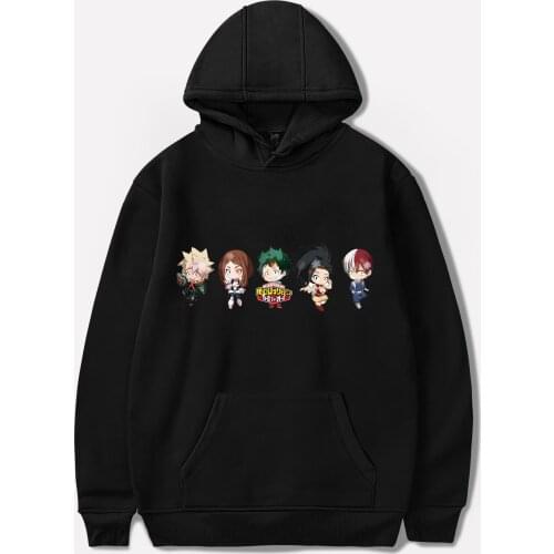 Anime My hero academia Hoodie Fashion Men/Women Sweatshirts Hot Sale Todoroki Hoodies New Kawaii Himiko Toga Outwear Kids Tops