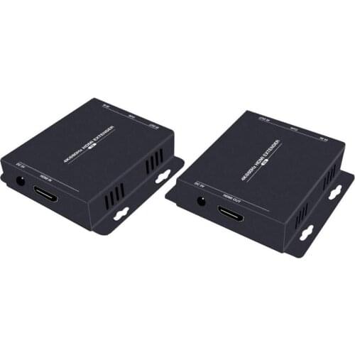 200ft Ultra HD 4K HDMI Extender Over Ethernet Cat5e/6 with IR Supports YUV444 HDMI2.0 EDID