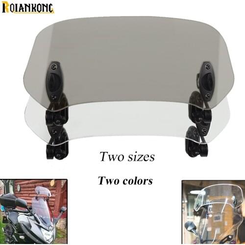 Universal Motorcycle Windshield Airflow Windscreen Wind Deflector For Honda NSR250/MC18/MC21/MC22/MC19/CBR250 1988-1994