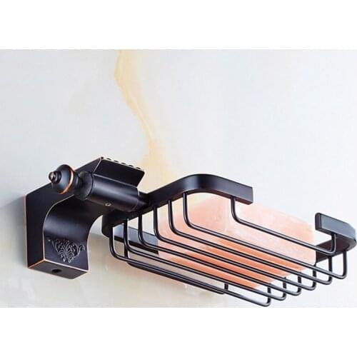 Vidric Bathroom Accessories ORB Brass Basket Soap Dishes Soap Holder Wall Mounted Soap Case Home Decoration