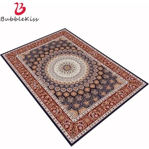Bubble Kiss Creative Non-Slip Rug For Living Room European Elegant Vintage Ethnic Persian Carpets For Bed Room Decor Soft Rugs
