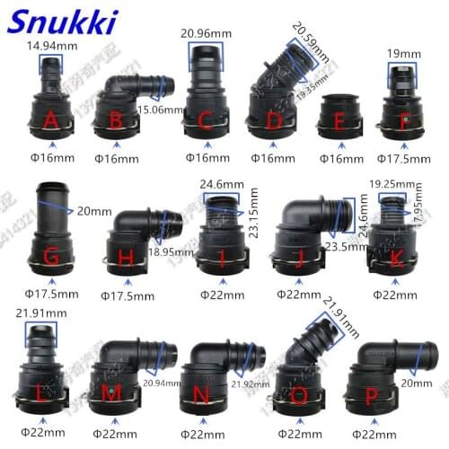 High quality NW12 NW14 16 adapter water pipe connector plastic fittings auto parts 20pcs a lot