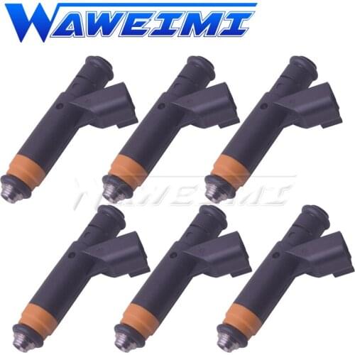 WAWEIMI 6 Pcs OEM YR3E-A4A Fuel injectors For 2000-04 Fo-rd 3.8/4.2