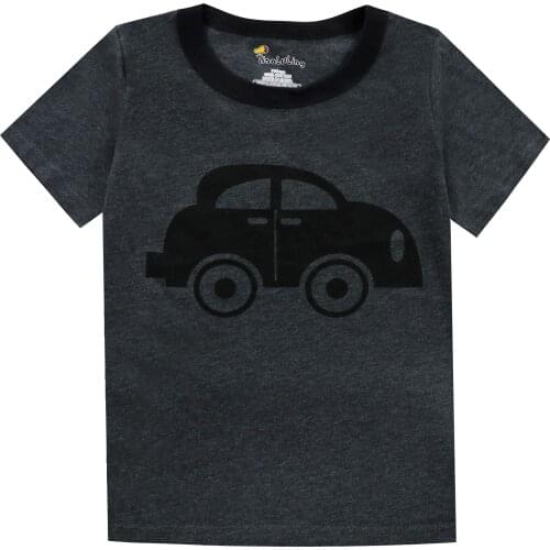 2019 new fashion Boys T-shirt suit for babys 100% pure cotton Summer Kids car Print T-shirt Children Summer short sleeve Tops