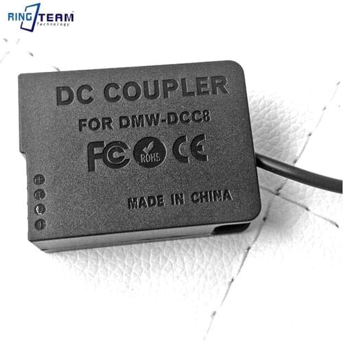 DMW-DCC8 DCC8 Battery DC Coupler DMW-BLC12 BLC12PP for Panasonic Lumix DMC-GH2 DMC GH2H FZ200 G6 G5 G80 G85 G5K GH2K GH2S Camera