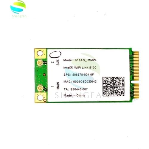 Wireless card 5100AGN 300Mbps PCI-E WiFi Adapter Mini PCi Express WLAN Adapter for Intel 5100AGN WiFi Link 5100