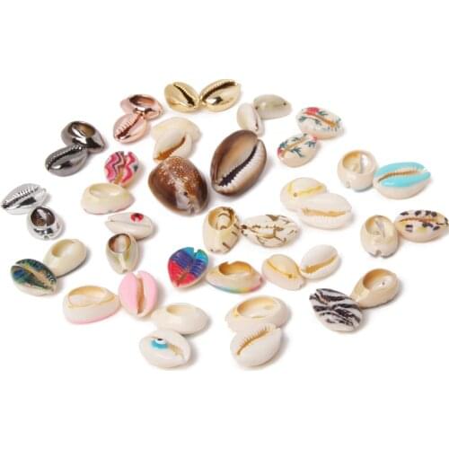 Natural Shell Beads Wholesale 10-30 pcs 12*18 mm White Sea Conch Bead For DIY Making Jewelry Findings Accsorry Necklace Pendant