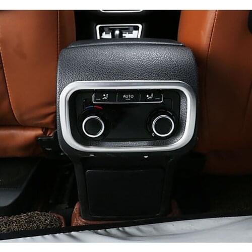 1pc for sharan 2012-2018 Rear air conditioning knob panel Decorative frame
