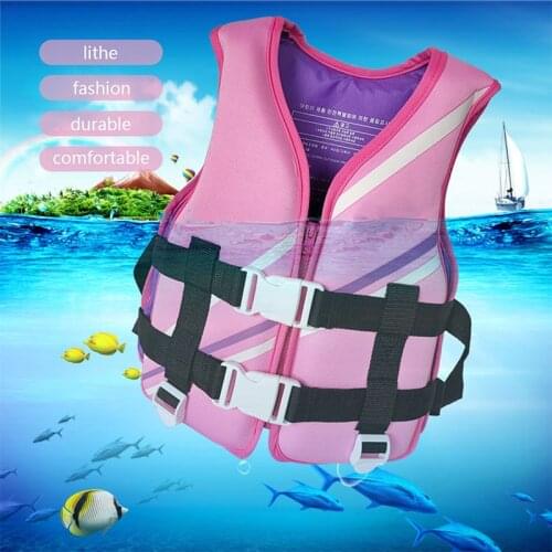 Breathable Life Jacket Professional Neoprene Outdoor EPE Childrens Life Jacket Swimming Kids Development Below 30Kg 2 Colours