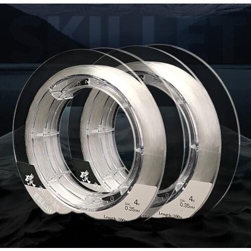 100M Fluorocarbon Fishing Line Carbon Fiber Leader Line Fly Fishing Pesca Super Strong Multifilament Accessories 0.8#-4.0# X574D