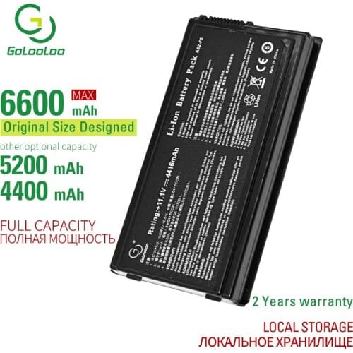 Golooloo 5200mAh 6CELL A32-F5 New laptop battery for Asus F5C F5M F5R F5SL X50RL X50SL X50V X50VL 90-NLF1B2000Y a32-f5 6 cells