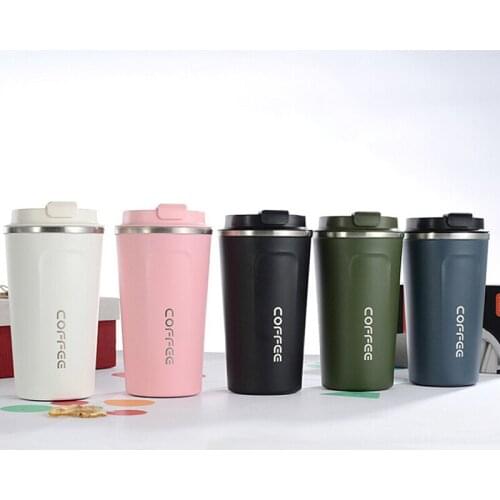 Stainless Steel Coffee Thermos Mug Portable Car Vacuum Flasks Travel Thermal Cup Water Bottle Thermo Cup For Gifts Unisex Cup