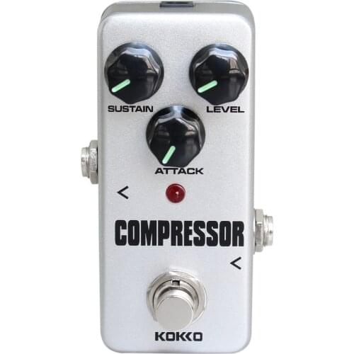 KOKKO Compressor Guitar Pedal Effect Processor Fully Analog Circuit Universal Mini Pedals for Electric Guitar Bass Accessories