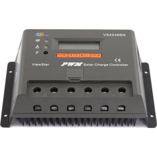 45A controller PWM ViewStar new seires VS4548BN 12V 24V 36V 48V automatic work EPEVER Solar panels regulator LCD display Screen