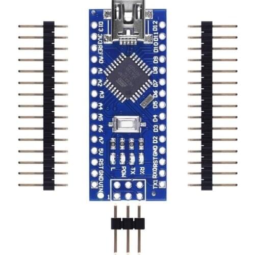Arduino Nano V3.0 Driver Controller with The Bootloader Compatible for Atmega328P Ch340 Nano Mini USB RF Expansion Board Cable