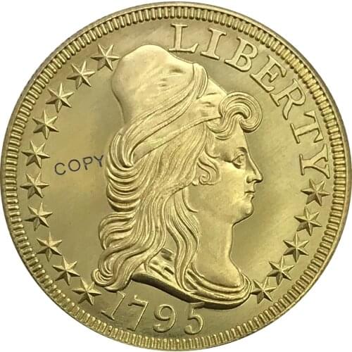 1795 United States 10 Dollars gold coin Brass Collectibles Copy Coin