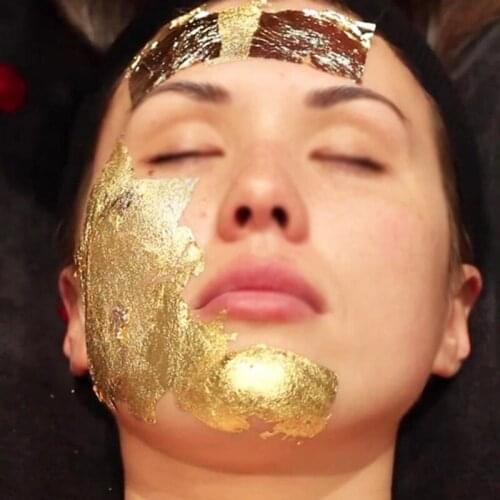 Leaf Flakes Food Decoration Edible Leaf Flakes For Cake Ice Cream Baking Decoration Silver Foil Gold Foil