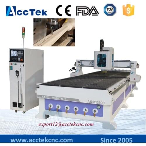 Multipurpose woodworking machine boring machine for wood/wood milling cnc atc AKM1550C