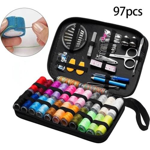 Sewing Kits DIY Multi-Function Sewing Box Set For Hand Quilting Stitching Embroidery Thread Sewing Accessories 25/70/90/97Pcs