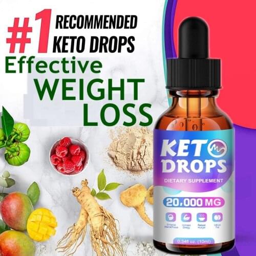 Minch Natural Keto Drops Weight Loss Liquid BHB Ketones Dietary Supplement Men And Women Fat Burner & Appetite Suppressant 50ml