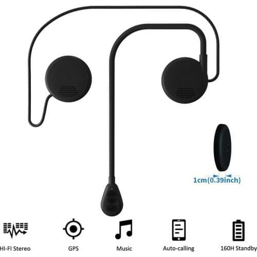 2020 New Moto Helmet Headset Bluetooth 5.0 Motorcycle Earphones Ultra-thin Wireless Speaker Headphone Handsfree Call Music Play