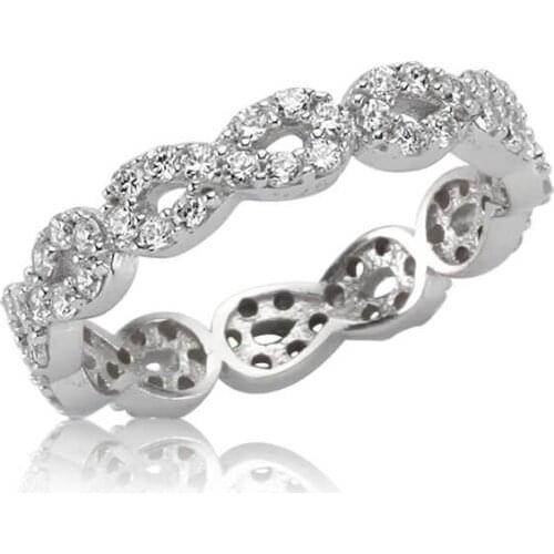 Original silver , Full TouInfinity ,Ring, Good Quality and Affordable Infinity ,Rings Types