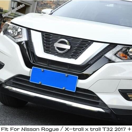 Lapetus Front Grille Insect Screening Mesh Insert Net Cover Trim A Set Fit For Nissan Rogue / X-trail x trail T32 2017 - 2020