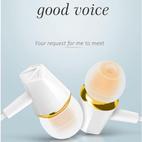 CHYI In Ear Sport Earphone For Smartphone Wired Handsfree Headset Extra Bass 3.5mm Earphones With Microphone Earbuds For Samsung