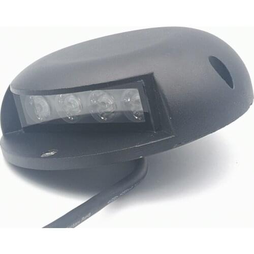 UPS Free Shipping Led Underground Light IP68 4*2W outdoor lighting ground Waterproof Led Landscape Lamp AC85-265V / 24V