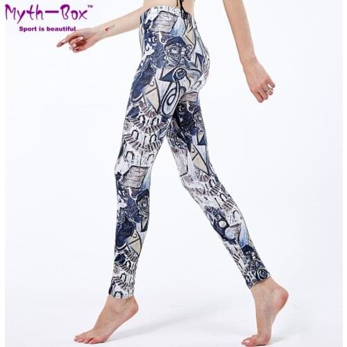 Spring Yoga Pant Women Skinny Sport Leggings Woman Printing Female Quick Dry Elastic Leggins Gym Fitness Tights Running Trousers