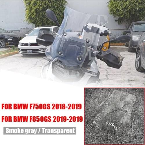 Motorcycle Windscreen Windshield For BMW F750GS F850 GS Windscreen Screen Protector 2018 2019 F 750 850 GS 4MM Wind Shield Cover