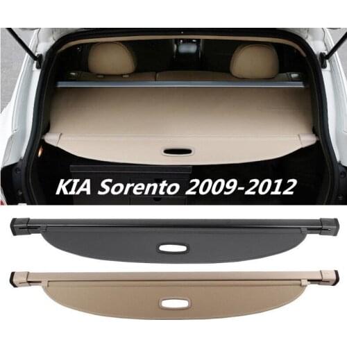 Car Rear Trunk Security Shield Cargo Cover For KIA Sorento 2009.2010.2011.2012 High Qualit Auto Accessories