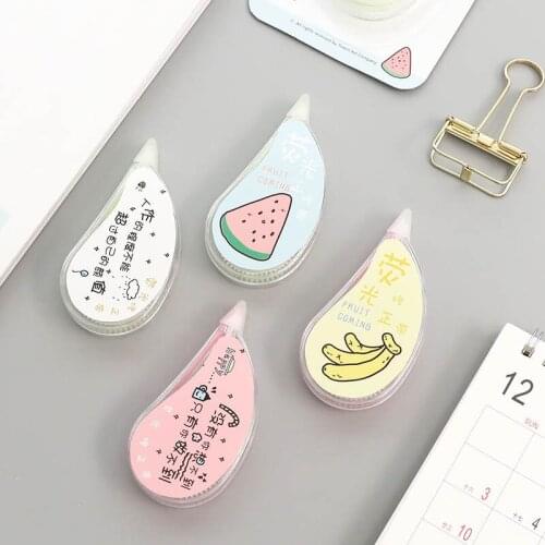 1pcs 1971 Creative Student Correction Band Large-capacity Multi-function Change Transparent Error Correction Tape