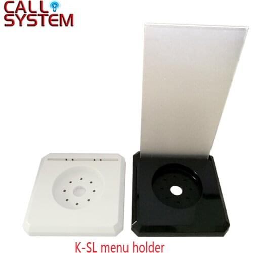 10pcs K-SL Acrylic menu holder fit for call system bell button
