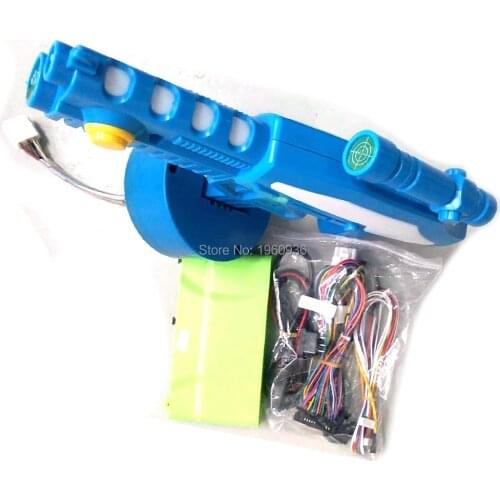 10 in 1 Shootout game board With harness and gun Music video game machine childrens entertainment beat game English version