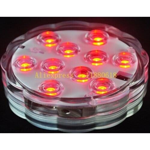 20pcs/lot Fast shipping New RGB Multi colors Remote control 16colors Submersible LED light, LED vases base light